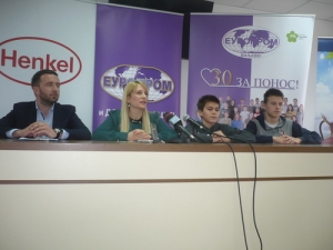 Урош Шкобић из Хенкела, Бојана Перић, Вук Томановић и Богдан Ангеловски