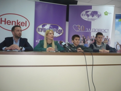 Урош Шкобић из Хенкела, Бојана Перић, Вук Томановић и Богдан Ангеловски